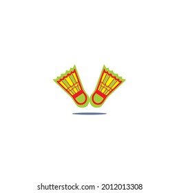 suttlecocks for badminton icon design