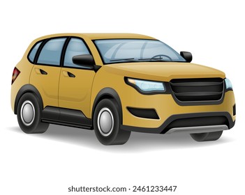 suv automobile car vector illustration isolated on white background