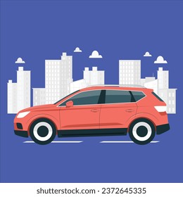suv car concept vector design illustration
