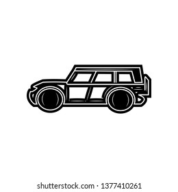 SUV car icon. Element of Cars for mobile concept and web apps icon. Glyph, flat icon for website design and development, app development