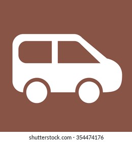 SUV Car Icon Illustration design