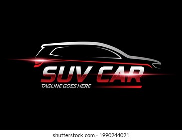 SUV Car Logo Design Template. Fit For Business Related To Automotive Industry, Community, Club And Others. Vector Illustration