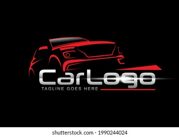 SUV car logo design template. Fit for business related to automotive industry, community, club and others