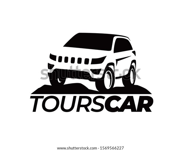 suv car\
logo template, expedition car design\
vector