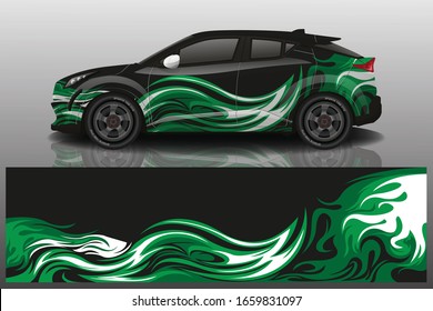 Diseño de calcomanías de envoltura de camión Suv