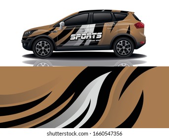 Diseño de calcomanías de envoltura de camión Suv
