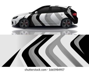 SUV Car Wrapping Decal Design