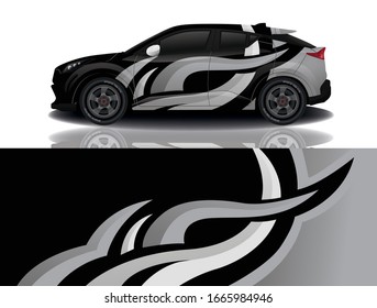SUV Car Wrapping Decal Design