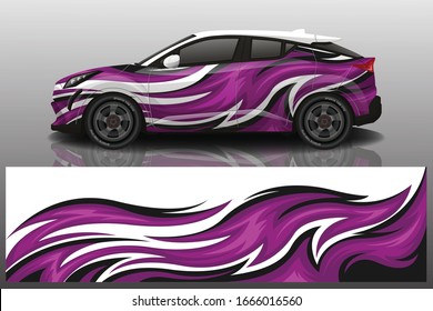 SUV Car Wrapping Decal Design