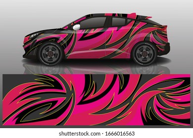 SUV Car Wrapping Decal Design