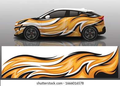 SUV Car Wrapping Decal Design
