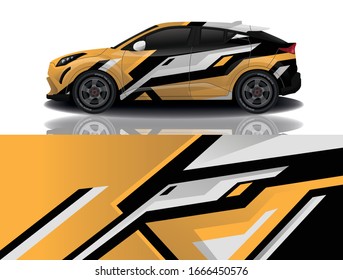 SUV Car Wrapping Decal Design