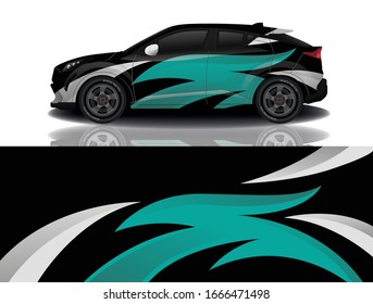 SUV Car Wrapping Decal Design