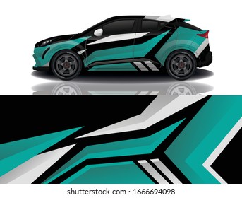 SUV Car Wrapping Decal Design