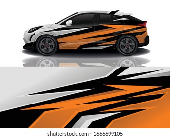 SUV Car Wrapping Decal Design