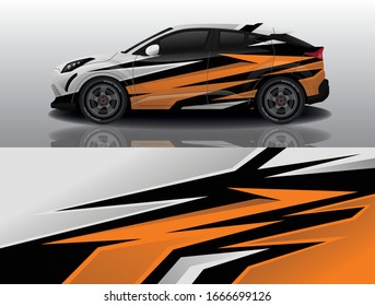 SUV Car Wrapping Decal Design