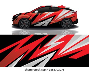 SUV Car Wrapping Decal Design