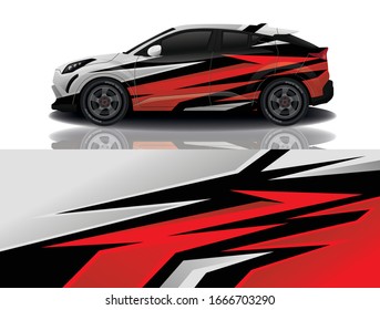 SUV Car Wrapping Decal Design