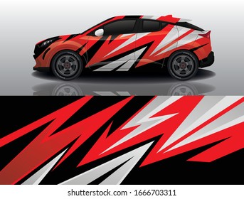 SUV Car Wrapping Decal Design