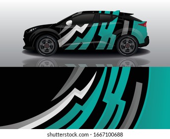 SUV Car Wrapping Decal Design