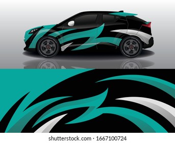 SUV Car Wrapping Decal Design