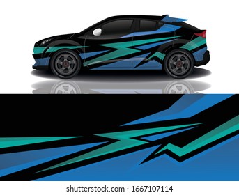 SUV Car Wrapping Decal Design