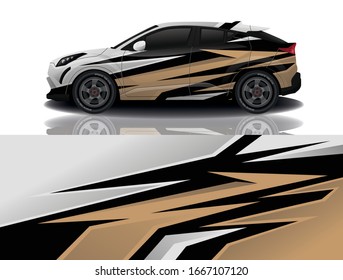 SUV Car Wrapping Decal Design