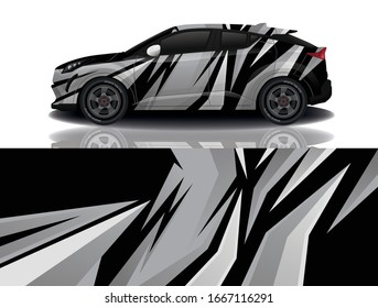 SUV Car Wrapping Decal Design