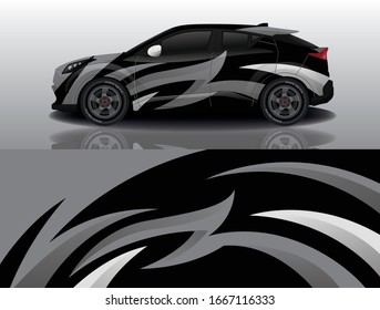 SUV Car Wrapping Decal Design