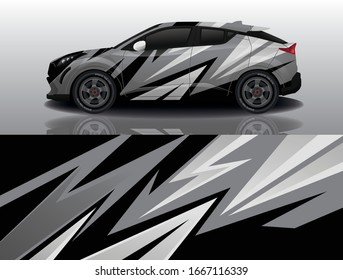 SUV Car Wrapping Decal Design