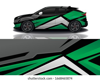 SUV Car Wrapping Decal Design