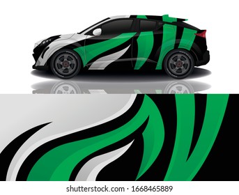SUV Car Wrapping Decal Design
