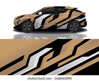 SUV Car Wrapping Decal Design