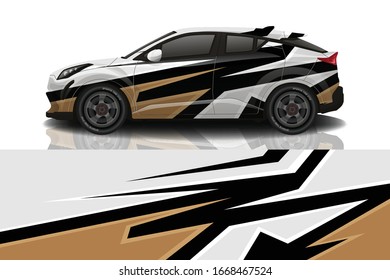 SUV Car Wrapping Decal Design