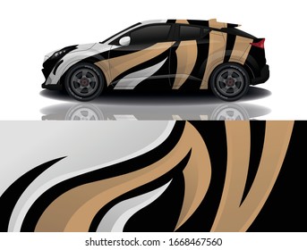 SUV Car Wrapping Decal Design
