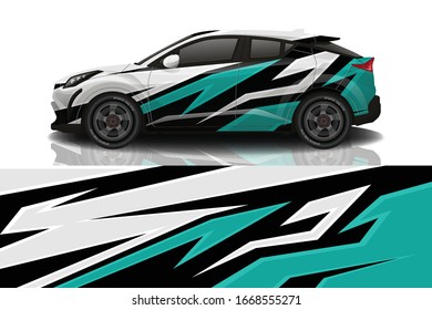 SUV Car Wrapping Decal Design