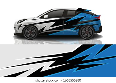 SUV Car Wrapping Decal Design