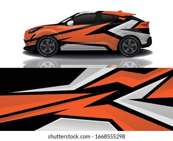 SUV Car Wrapping Decal Design