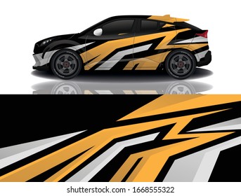 SUV Car Wrapping Decal Design