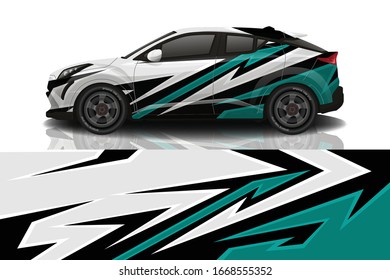 SUV Car Wrapping Decal Design