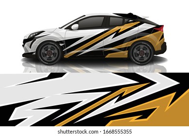 SUV Car Wrapping Decal Design