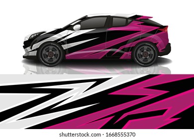 SUV Car Wrapping Decal Design
