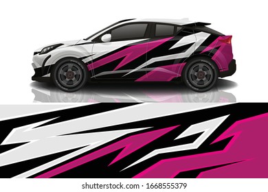 SUV Car Wrapping Decal Design