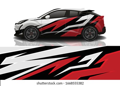 SUV Car Wrapping Decal Design