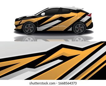 SUV Car Wrapping Decal Design