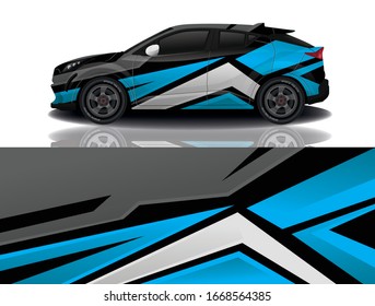 SUV Car Wrapping Decal Design