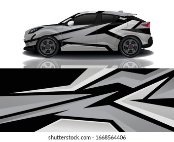 SUV Car Wrapping Decal Design