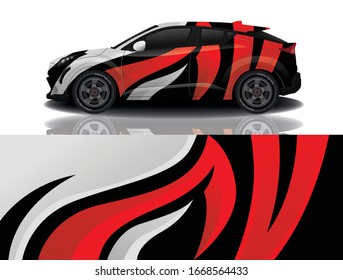 SUV Car Wrapping Decal Design