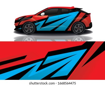 SUV Car Wrapping Decal Design