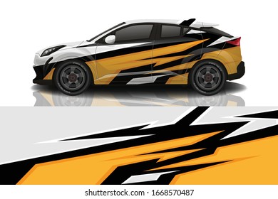 SUV Car Wrapping Decal Design